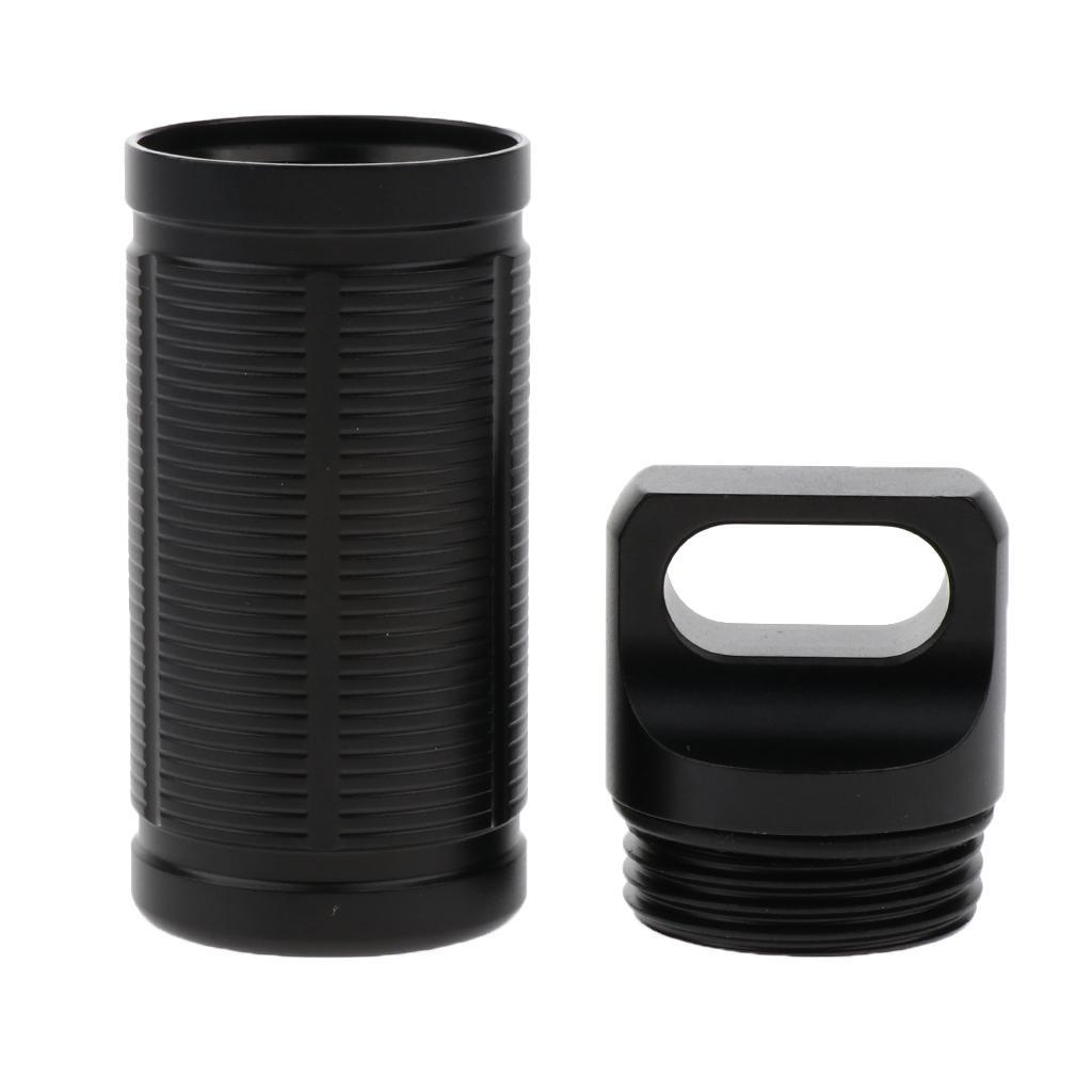 3 Pieces Waterproof Pill Box Cases Bottle Holder for Outdoor Travel Camping Emergency Pills Organizer
