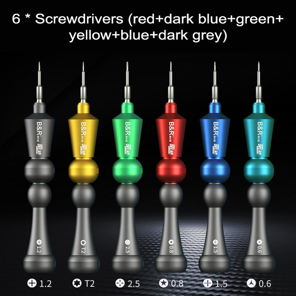 Magnetic Screwdriver Mini Multi-Function Screwdriver for Watch Eyeglasses Smartphone Repairing Portable Hand Tools