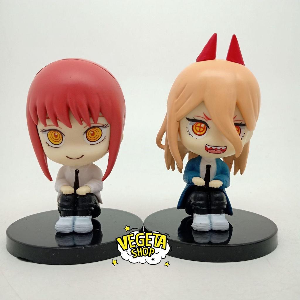 Mô hình Chainsaw Man - Denji Power Pochita Aki Hayakawa Makima Quỷ cưa Denji Quỷ máu Power - Cao khoảng 5,5~8,5cm