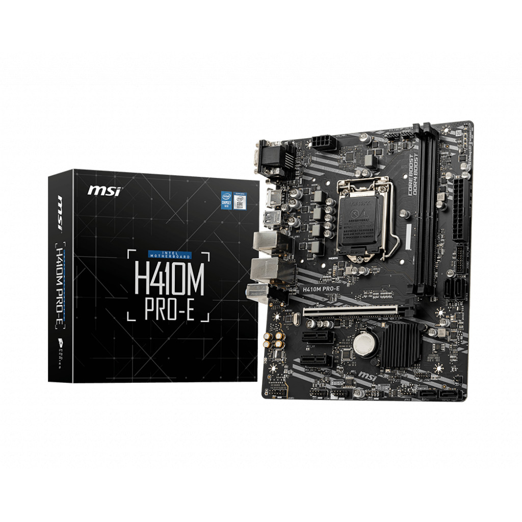 Mainboard MSI H410M PRO-E DDR4 (Hdmi , Vga , DVI ) - Hàng chính hãng