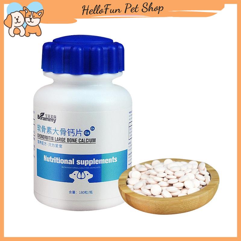 Vitamin cho chó mèo Borammy bổ sung Nguyên tố vi lượng, Canxi, Men tiêu hóa, Giải độc cho thú cưng