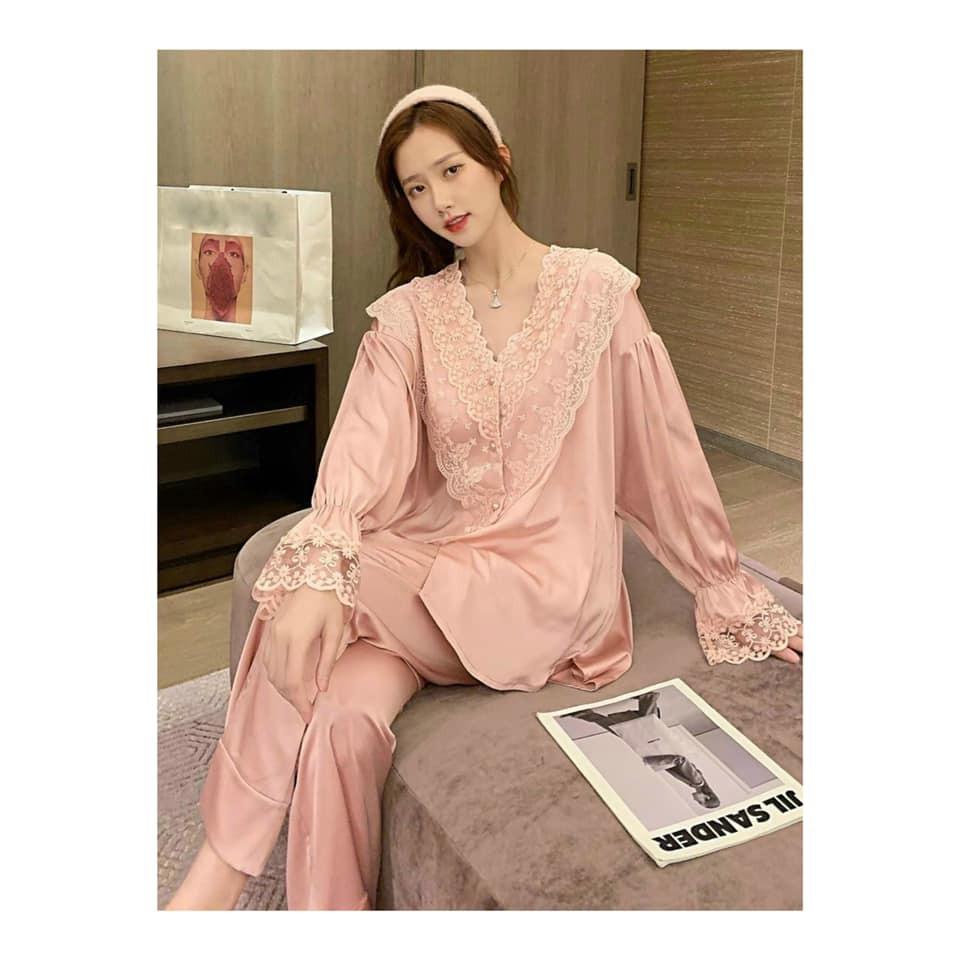 Bộ Ngủ Style Tiểu Thư Nhẹ Nhàng
