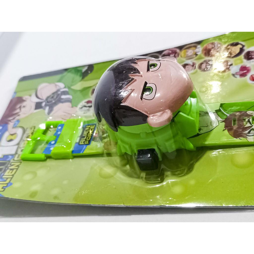 (KÈM PIN) Đồ chơi đồng hồ ben 10 chiếu 24 hình khác nhau, đồ chơi đồng hồ đeo tay chiếu hình Ben Ten