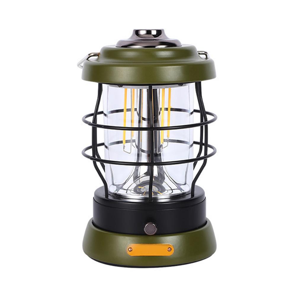 Rechargeable Camping Lantern Outdoor Travel Tent Light Lamp Garden Hanging Light for Yard Patio Lawn