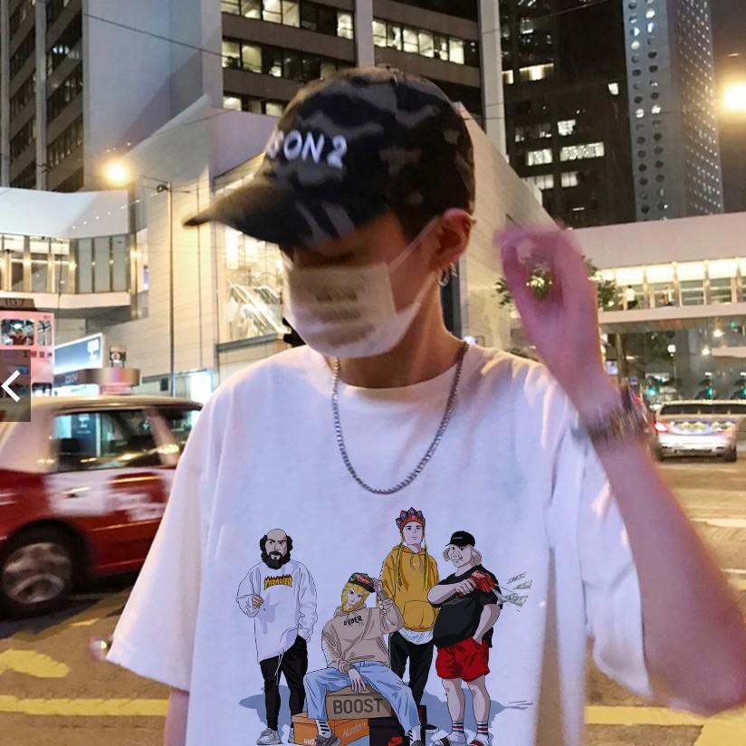 Áo Thun Tay Lỡ Unisex Thầy Trò Đường Tăng Cực Chất