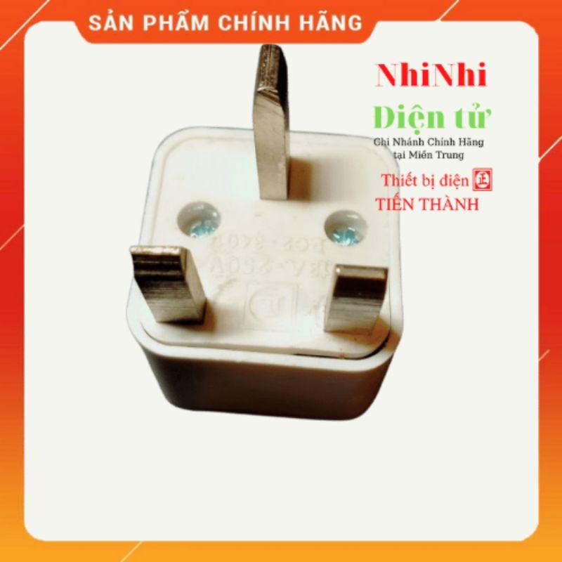 Ổ cắm chuyển đổi ổ 3 chấu thành 2 chấu - chuyển đổi sạc 3 chân - đầu nối ổ cắm 3 cực đa năng 10A 250V