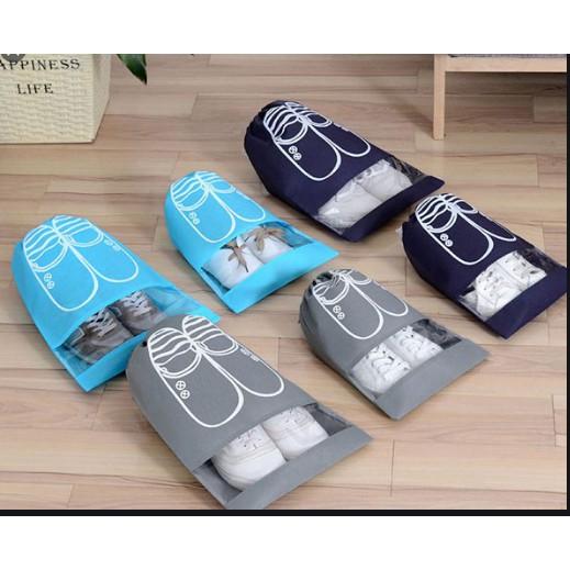 Túi đựng giày , đựng dép chống bẩn có dây rút tiện ích