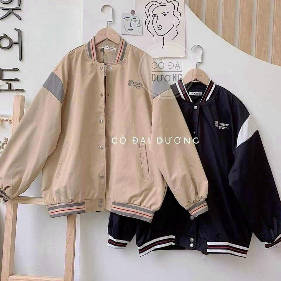 Áo khoác dù bomber 2 lớp cực hot form rộng