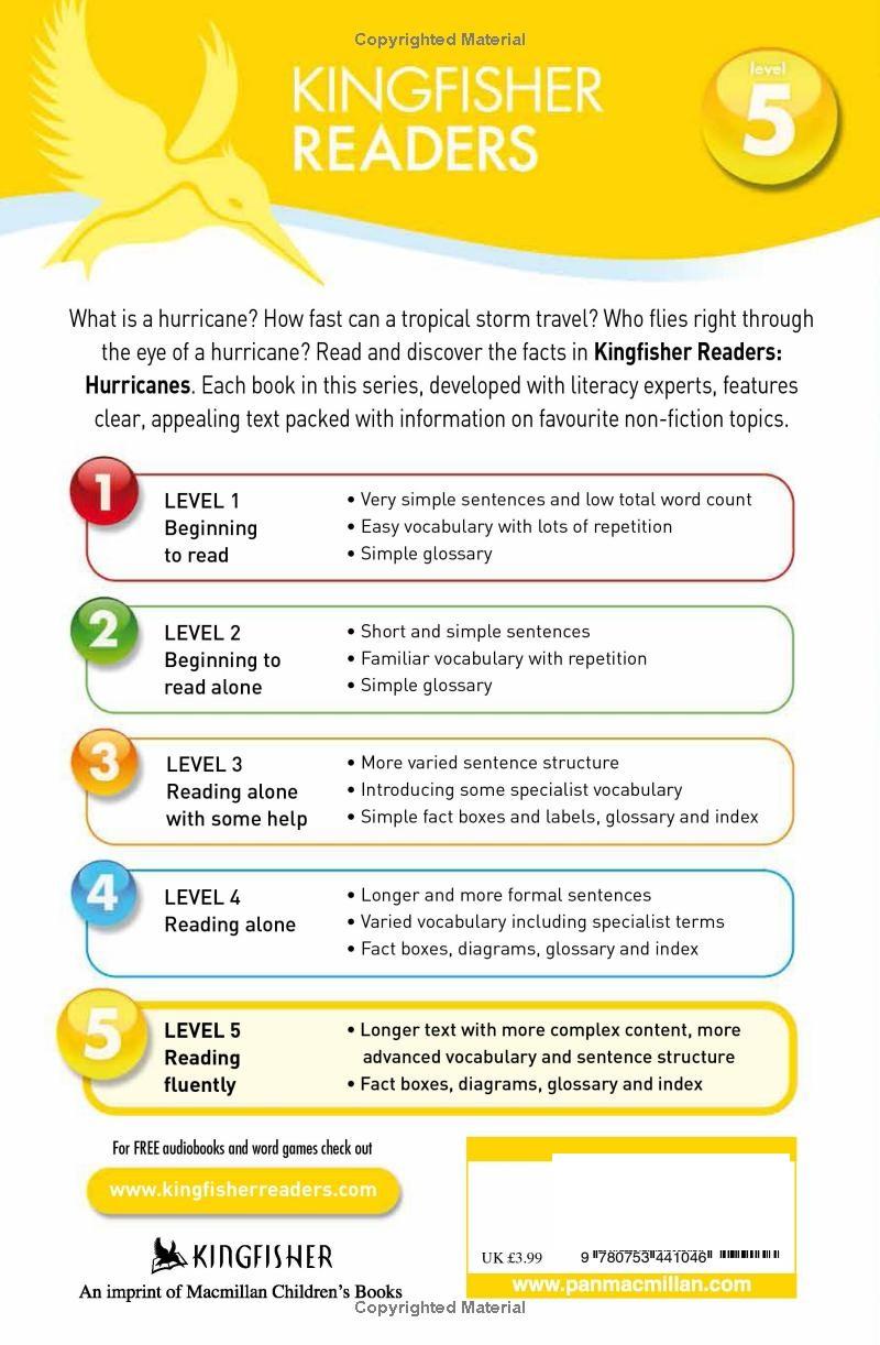 Sách ngoại văn: Kingfisher Readers: Hurricanes (Level 5 - Reading Fluently)