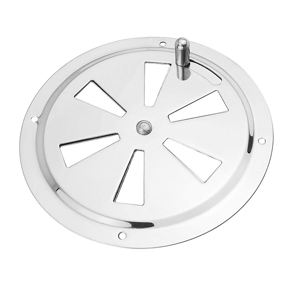 Lưới Tản Nhiệt 128mm Air Vent Louver Vỏ Có Thể điều Chỉnh ống Xả Bằng Thép Không Gỉ