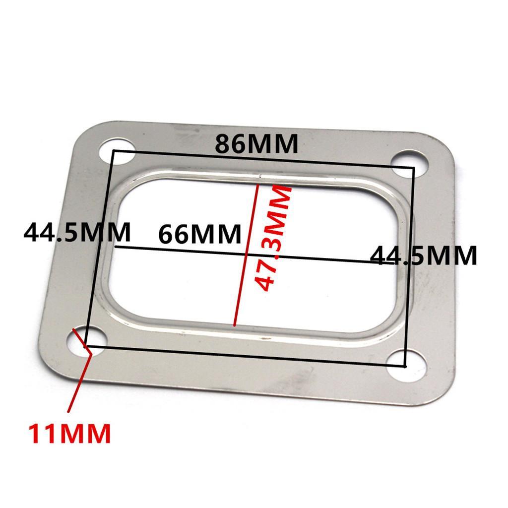 5 Layer T3 T34 charger Inlet Gasket Stainless Steel