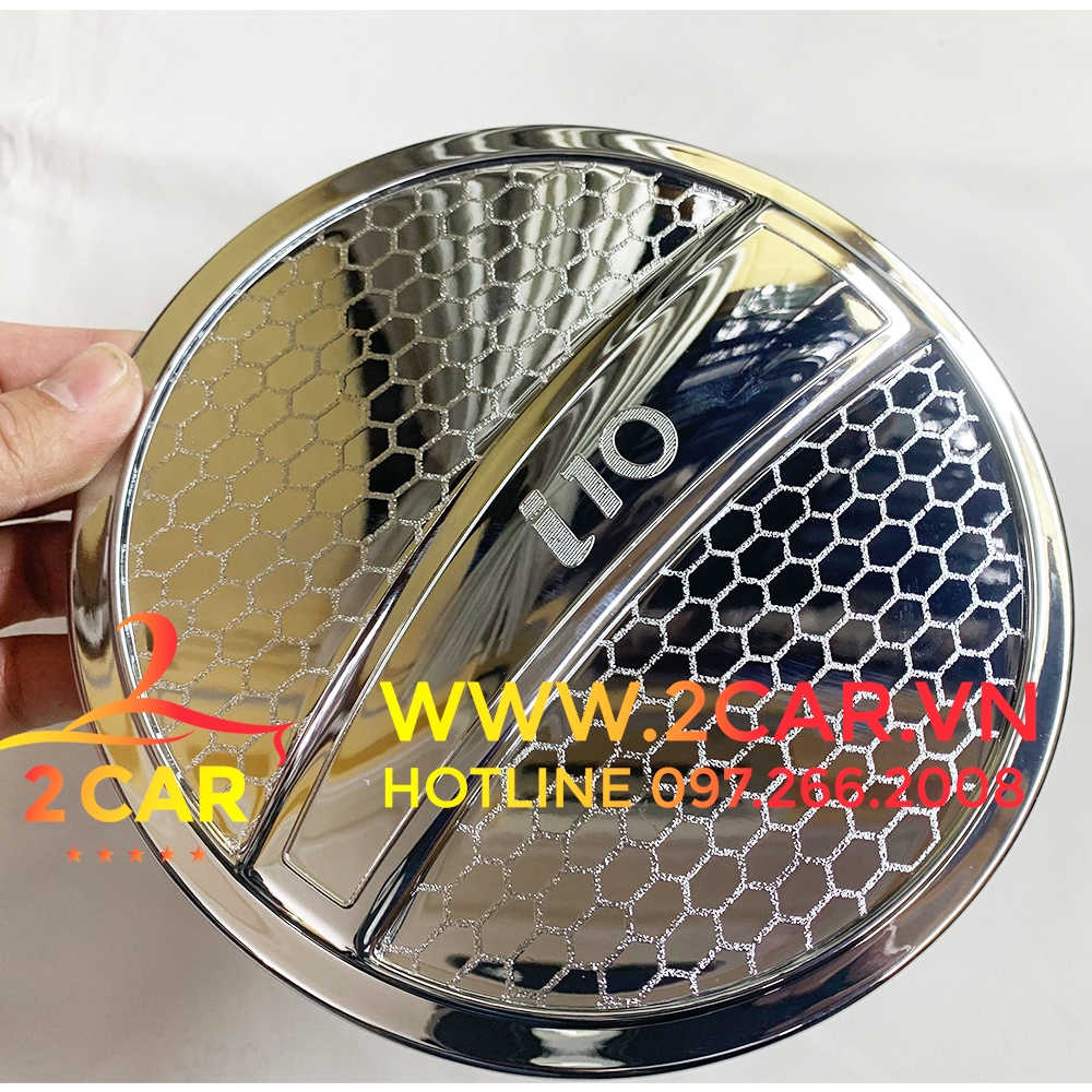 Ốp Nắp Bình Xăng Xe Hyundai i10 Hatback đời 2014-2020 mạ crom cao cấp