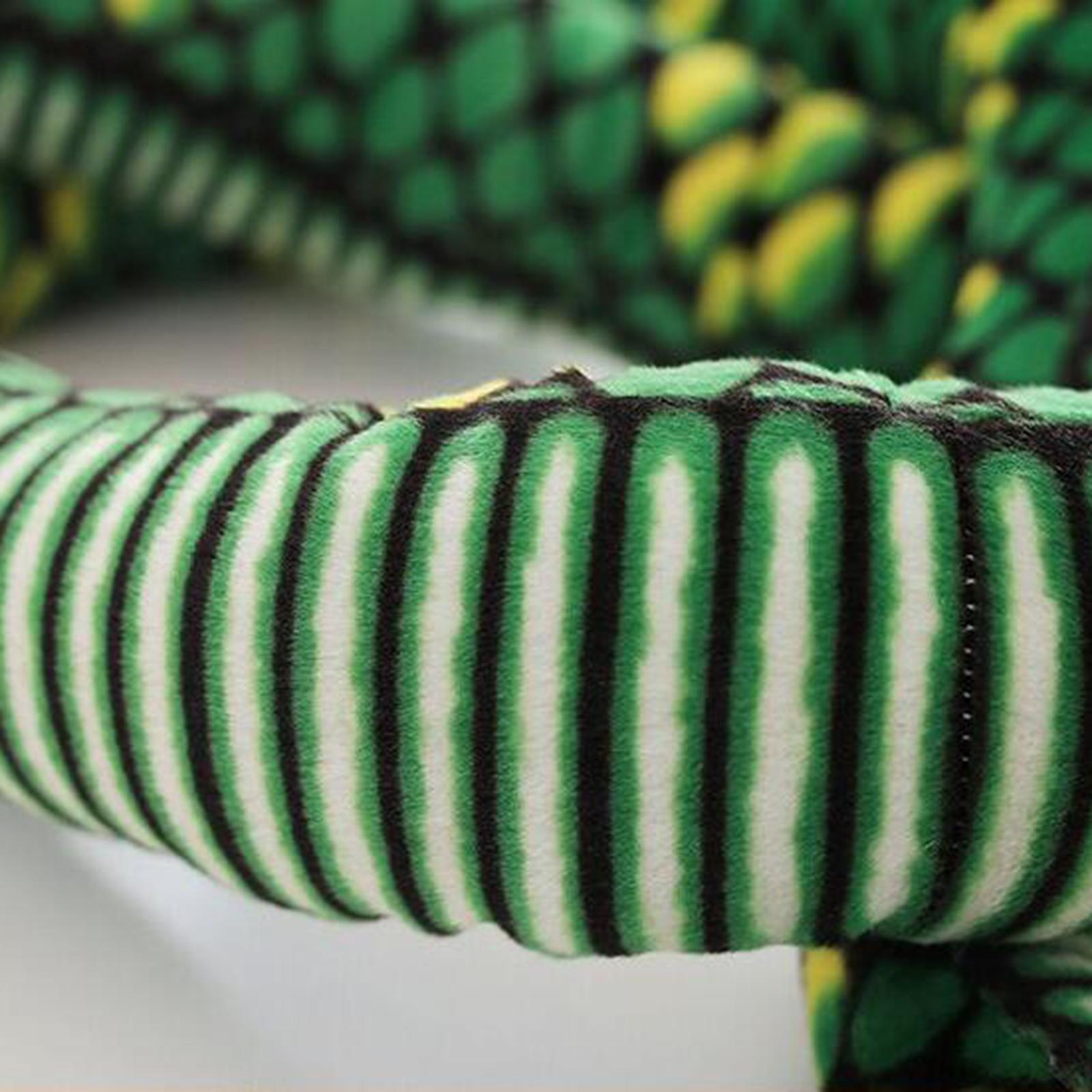 Realistic Snake Animals Toys Animal Plush Toy for Halloween Jokes Prop