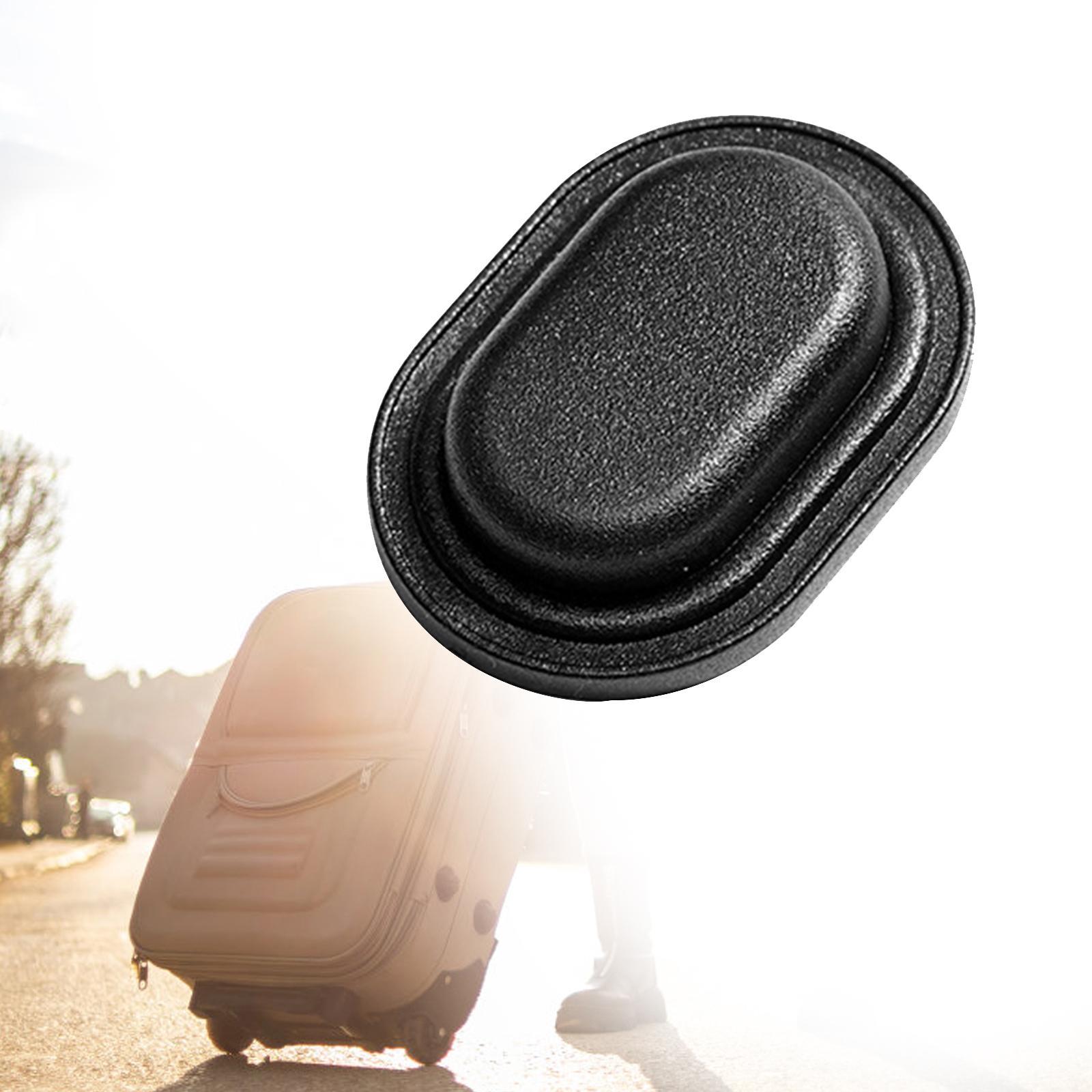 Luggage Stud Feet Baggage Stud Foot Pad Suitcase Feet Pad Replacement Wear Resistant Luggage Bracket Side Feet for DIY Craft Accessory Black