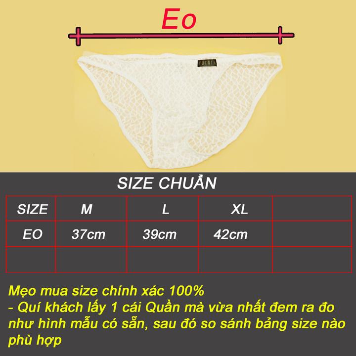 Quần lót Nam thun lưới thoáng mát - A073