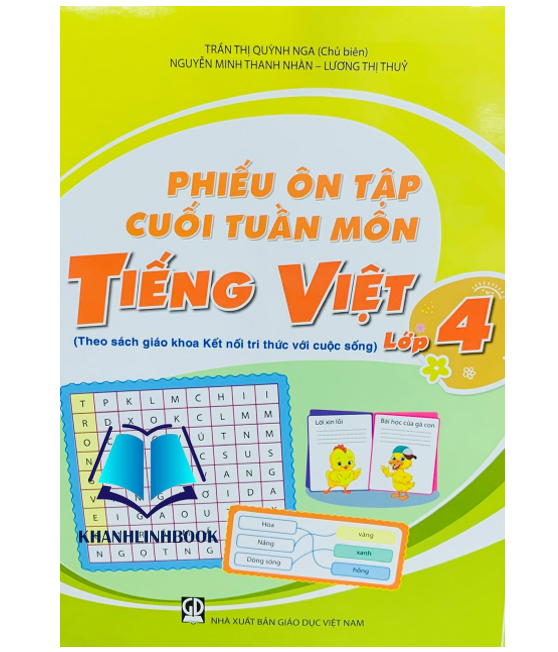 Sách - phiếu ôn tập cuối tuần môn tiếng việt 4