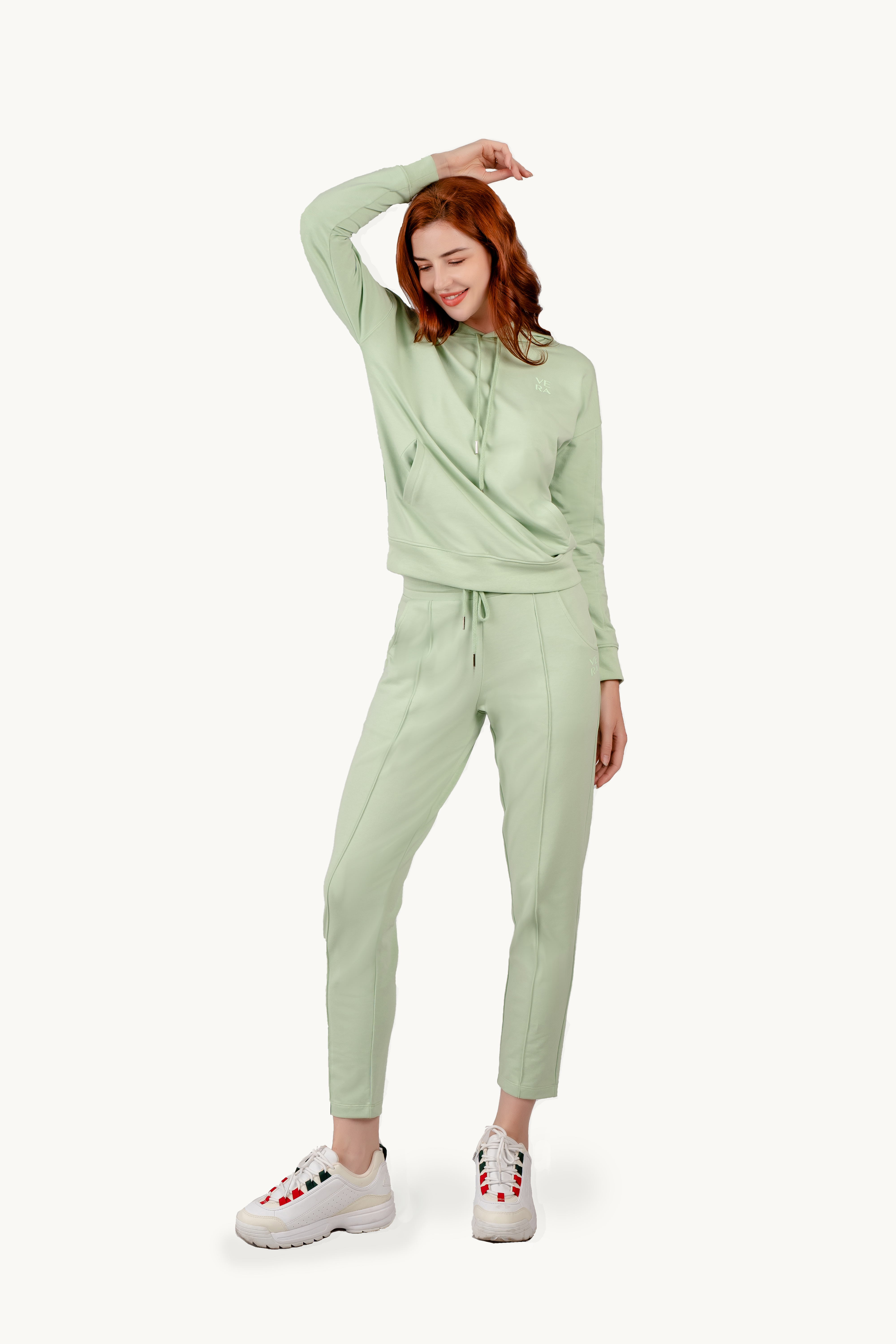 Áo Hoodie Vera vảy cá trơn in - V0430