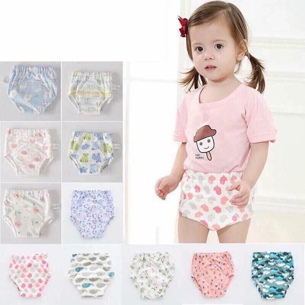 Quần bỏ bỉm 100% cotton cho bé