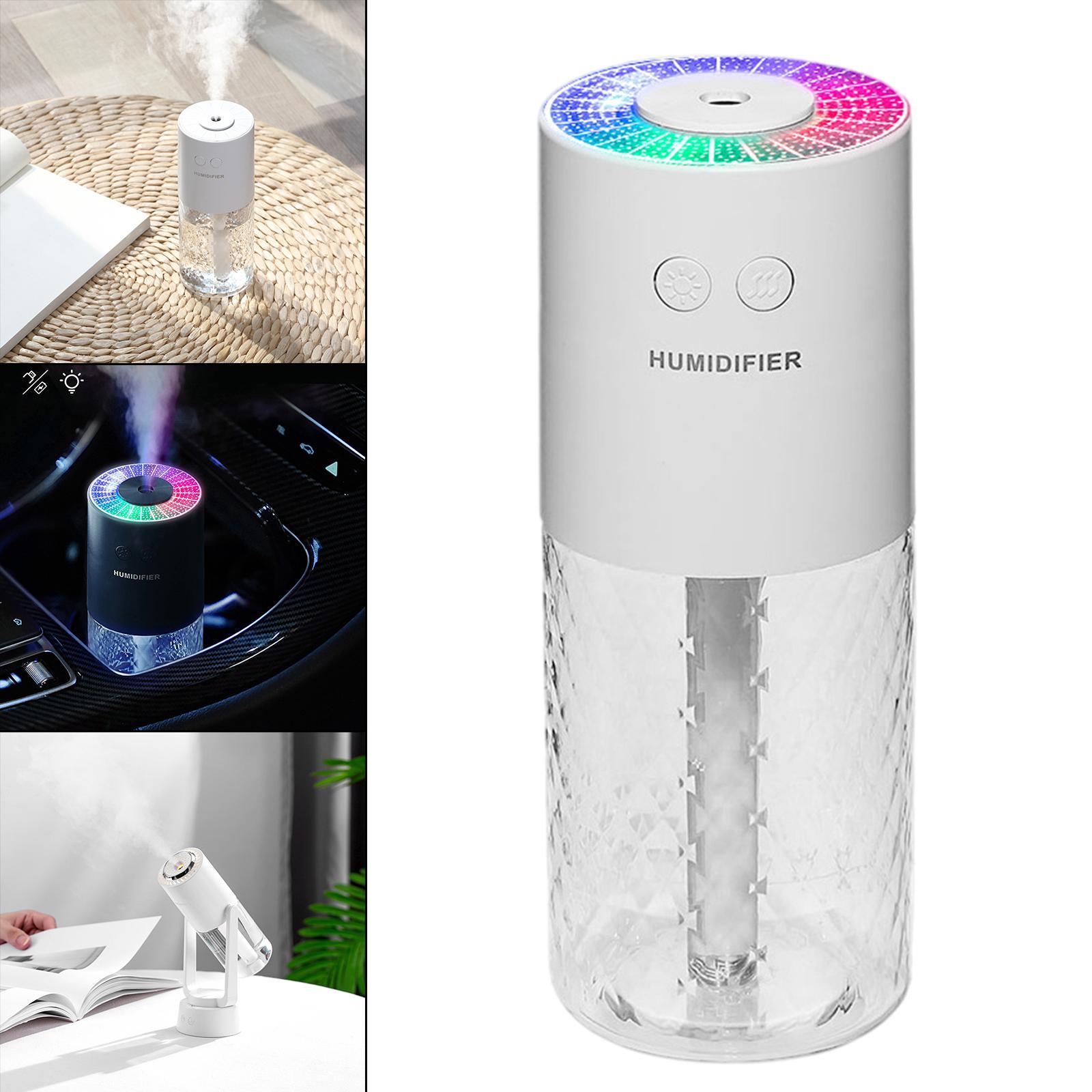 200ml Mini Humidifier Humidifier Portable for Car Office Travel White