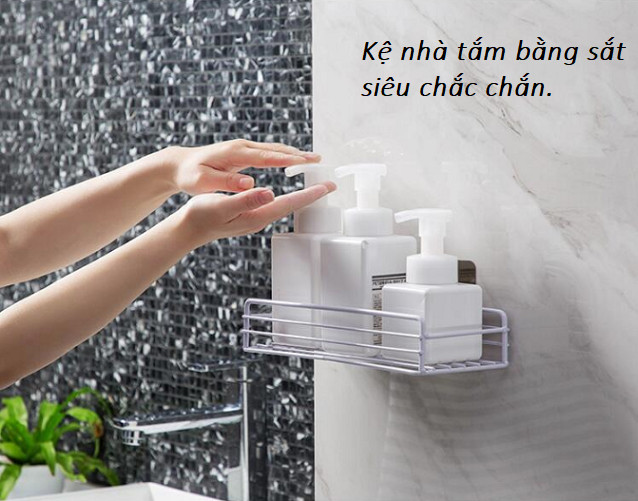 KỆ Sắt Ngang ĐA NĂNG, Kệ siêu chắc chắn phụ kiện lý tưởng cho phòng tắm, nhà bếp cực kỳ tiện dụng