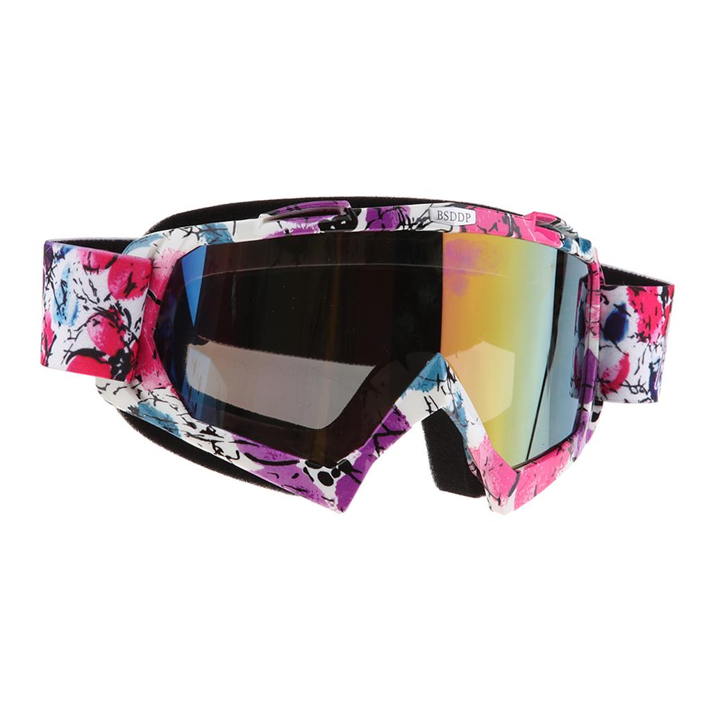 Unisex Motorcycle Goggles Dirt Bike Goggles Grip for ATV Motocross Goggles Glasses Lens Kit Fit for Men Women Youth