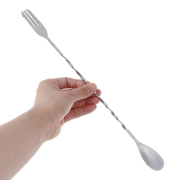 Muỗng/Thìa pha chế bar spoon 26cm hoặc 32cm (thìa bar, muỗng khuấy, thìa khuấy)