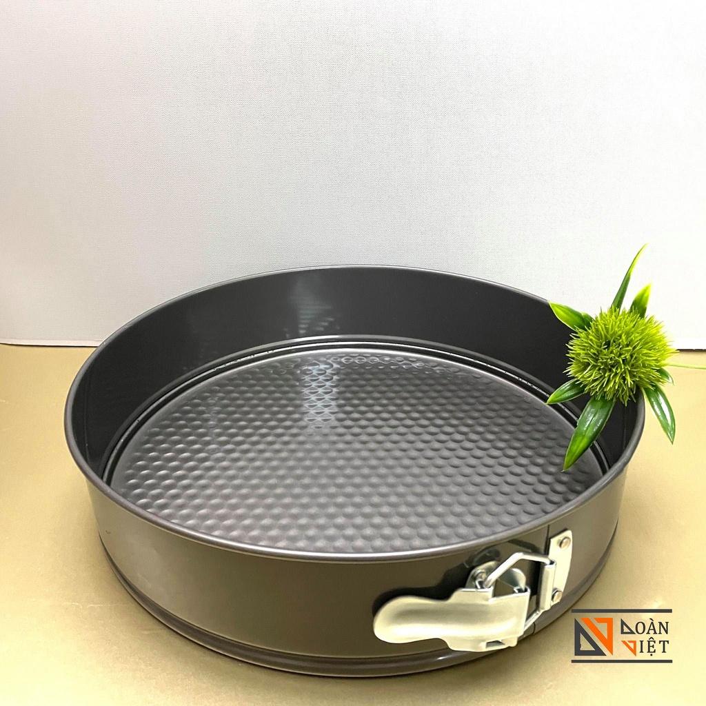 Khuôn Bánh Bông Lan - KHUÔN GÀI ĐẾ RỜI PHỦ CHỐNG DÍNH Thép carbon- Khuôn Lớn (size 28cm, 26cm, 24cm, 22cm, 20cm, 18cm, 16cm, 14cm)