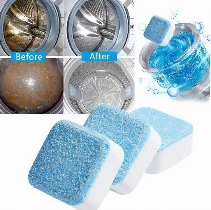 Hộp 12 viên tẩy vệ sinh lồng máy giặt diệt khuẩn và làm sạch lồng giặt hiệu quả KG9S - Hàng chính hãng
