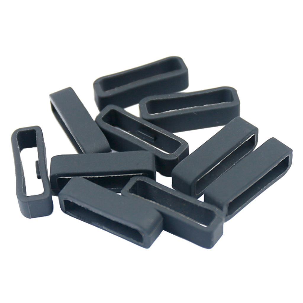 2-4pack 10x Silicone Fastener Rings for Garmin Fenix 5/5s/5x Series 5 5Plus 22mm