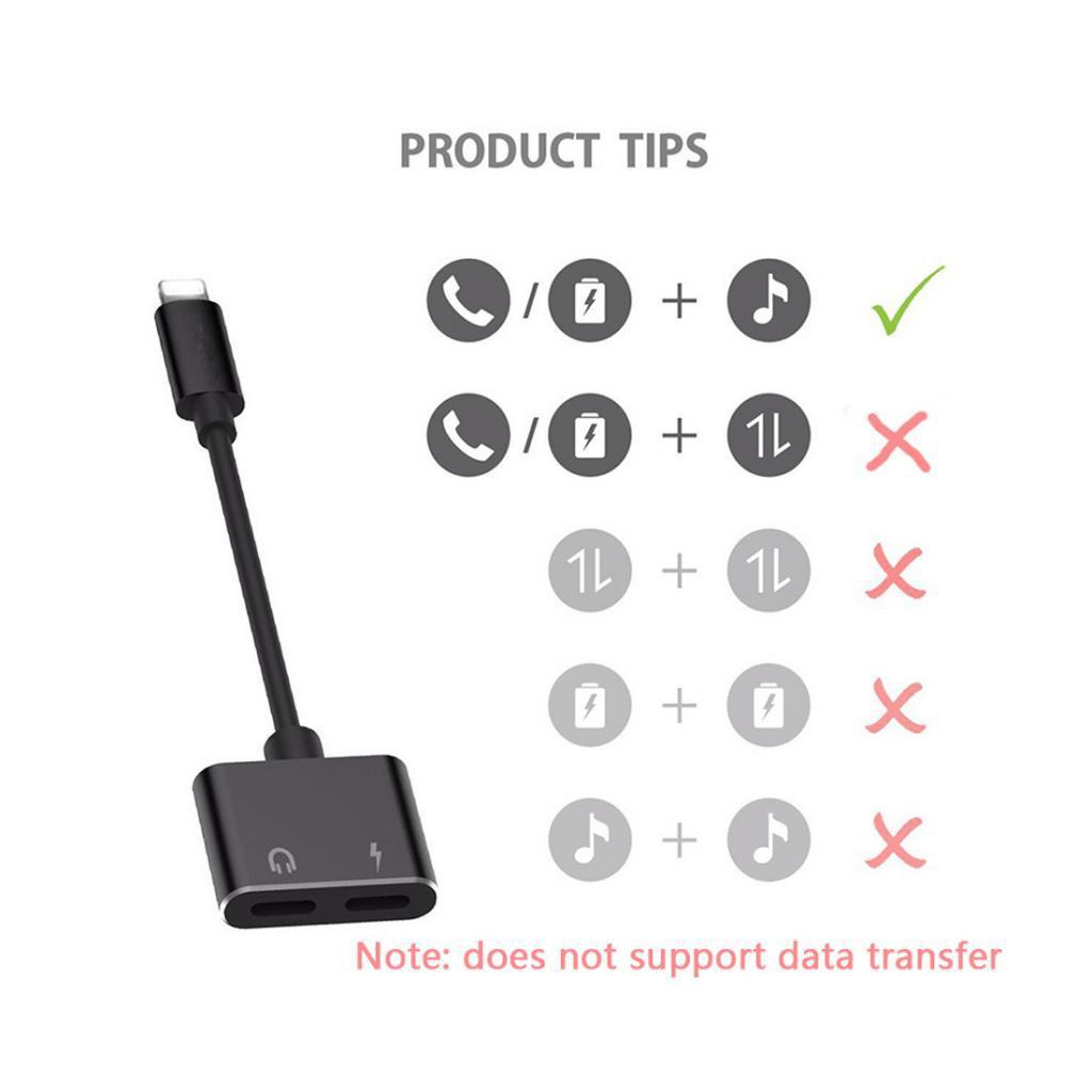 Splitter Adapter and Charge Cable for 7 8