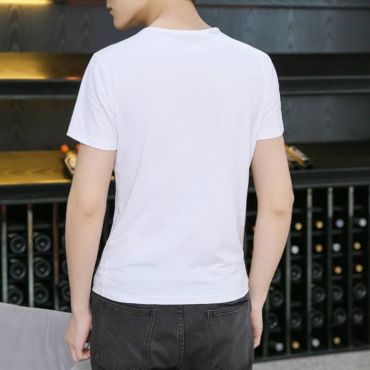 Mẫu áo thun basic nam nữ cổ tròn trơn trắng đen vải cotton mềm mại thoáng mát - PandoStore
