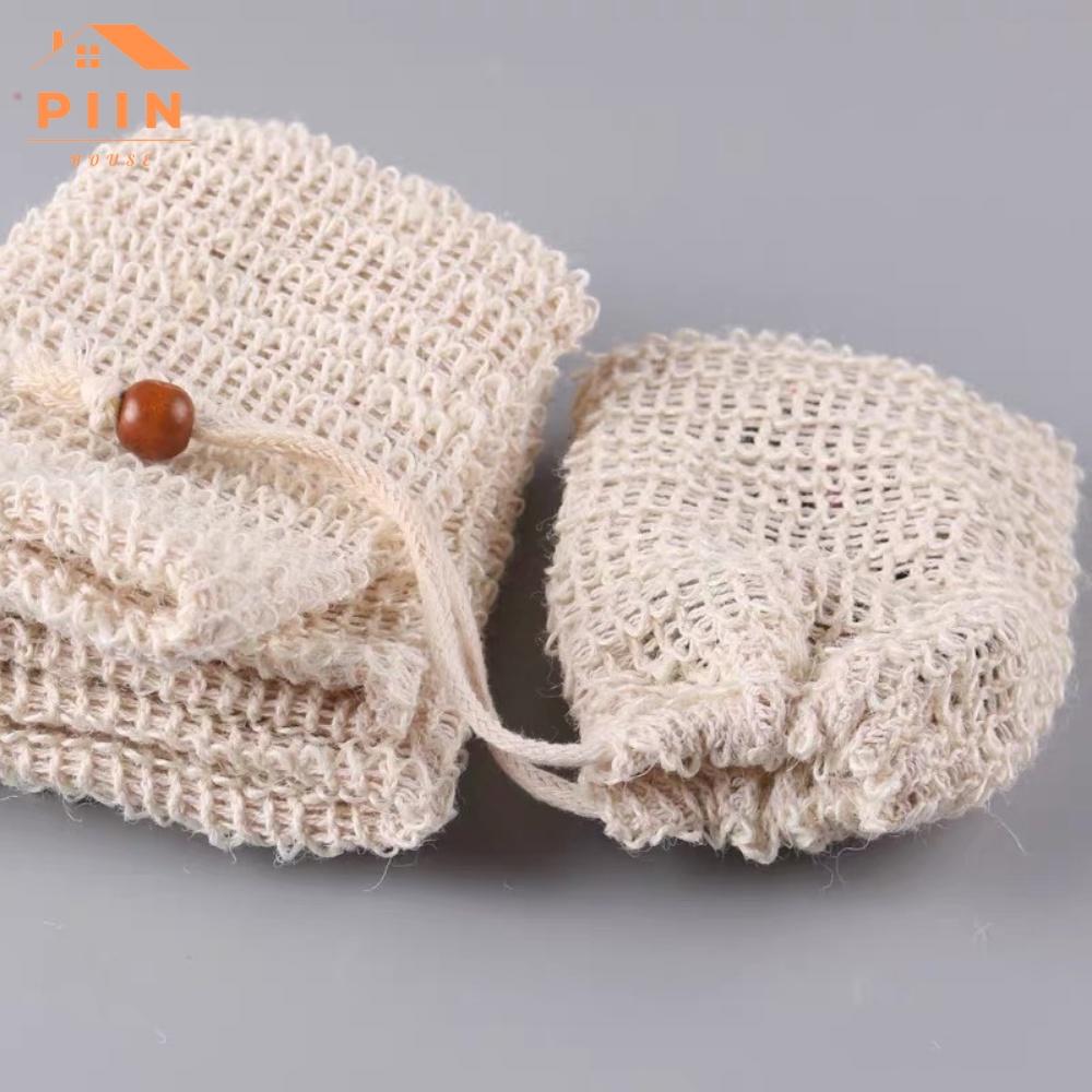 Túi lưới đựng xà phòng tạo bọt tiện lợi PIIN HOUSE làm sạch bụi mịn, tẩy da chết trị mụn lưng hiệu quả