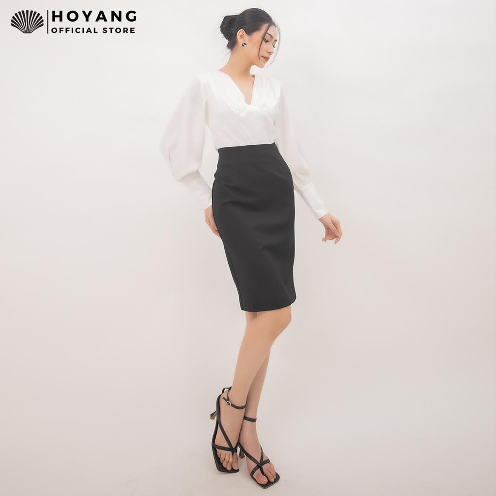 Chân Váy Bút Chì Công Sở Cạp Cao HOYANG VHY01