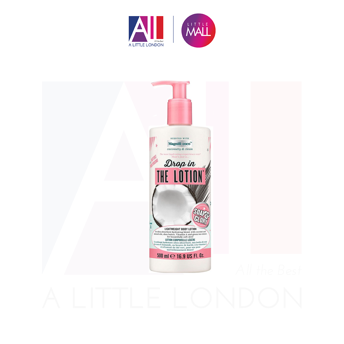 Dưỡng thể Soap &amp; Glory Drop In The Lotion Lightweight Body Lotion 500ml