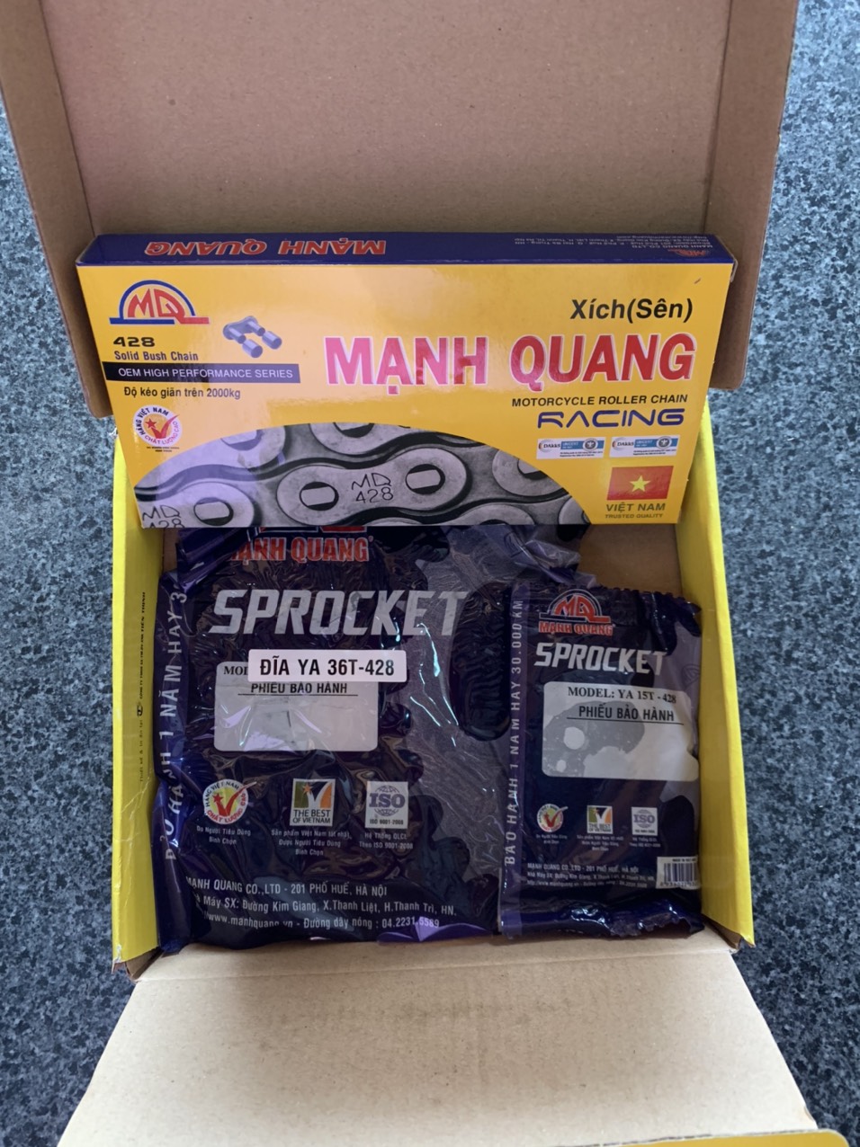 Bộ nhông sên đĩa dành cho xe Sirius.