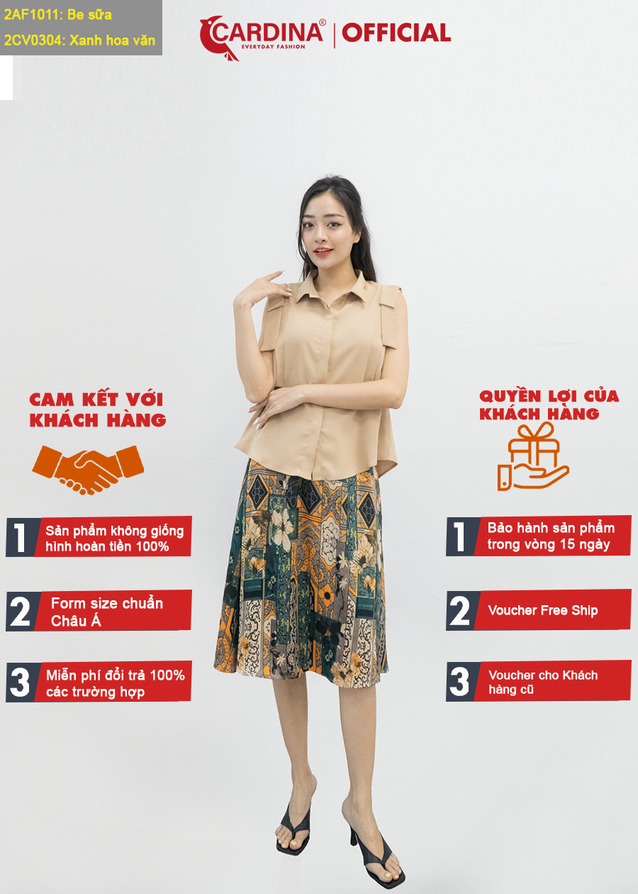 Chân Váy Nữ Chất Lụa Satin Nhật Cao Cấp 2 Lớp Dáng Xòe Họa Tiết Hoa Mix Đồ Tuyệt Đỉnh 2CV03.
