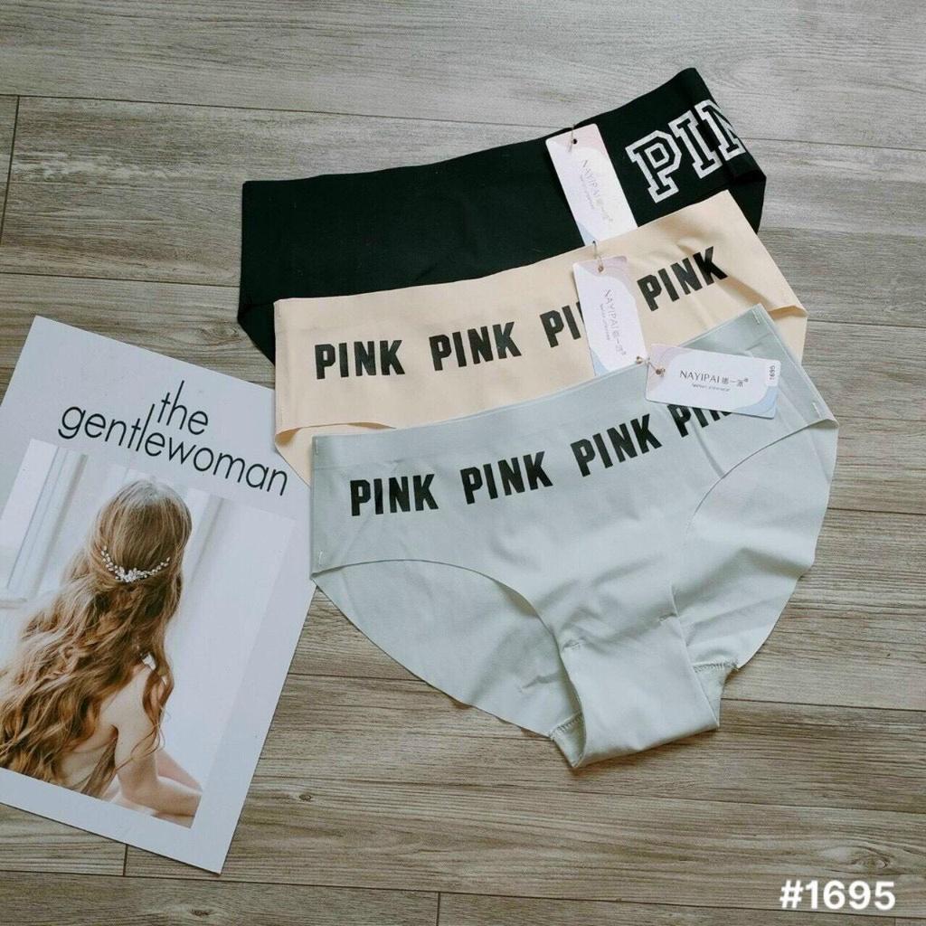 COMBO 10 QUẦN LÓT SU LẠNH PINK KHÔNG ĐƯỜNG MAY