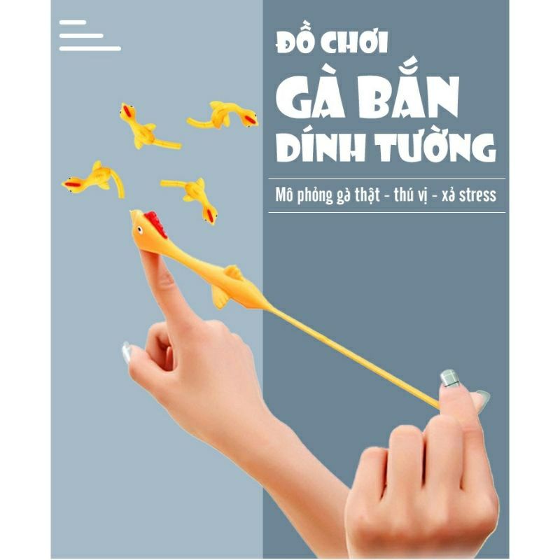 Con Gà Bay Dính Tường . Ná Bắn Gà Vui Nhộn