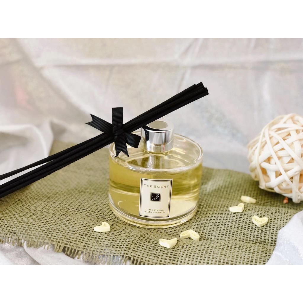 LIME BASIL & MANDARIN - BỘ KHUẾCH TÁN TINH DẦU QUE MÂY THE SCENT