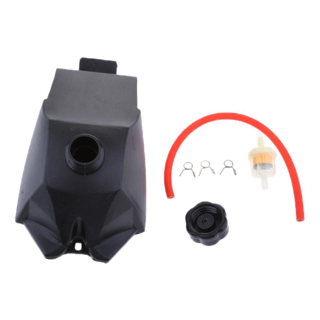 Fuel Gas Tank, Fuel Filter, Red Fuel Hose , 49cc Mini Dirt Bike Quad Pocket