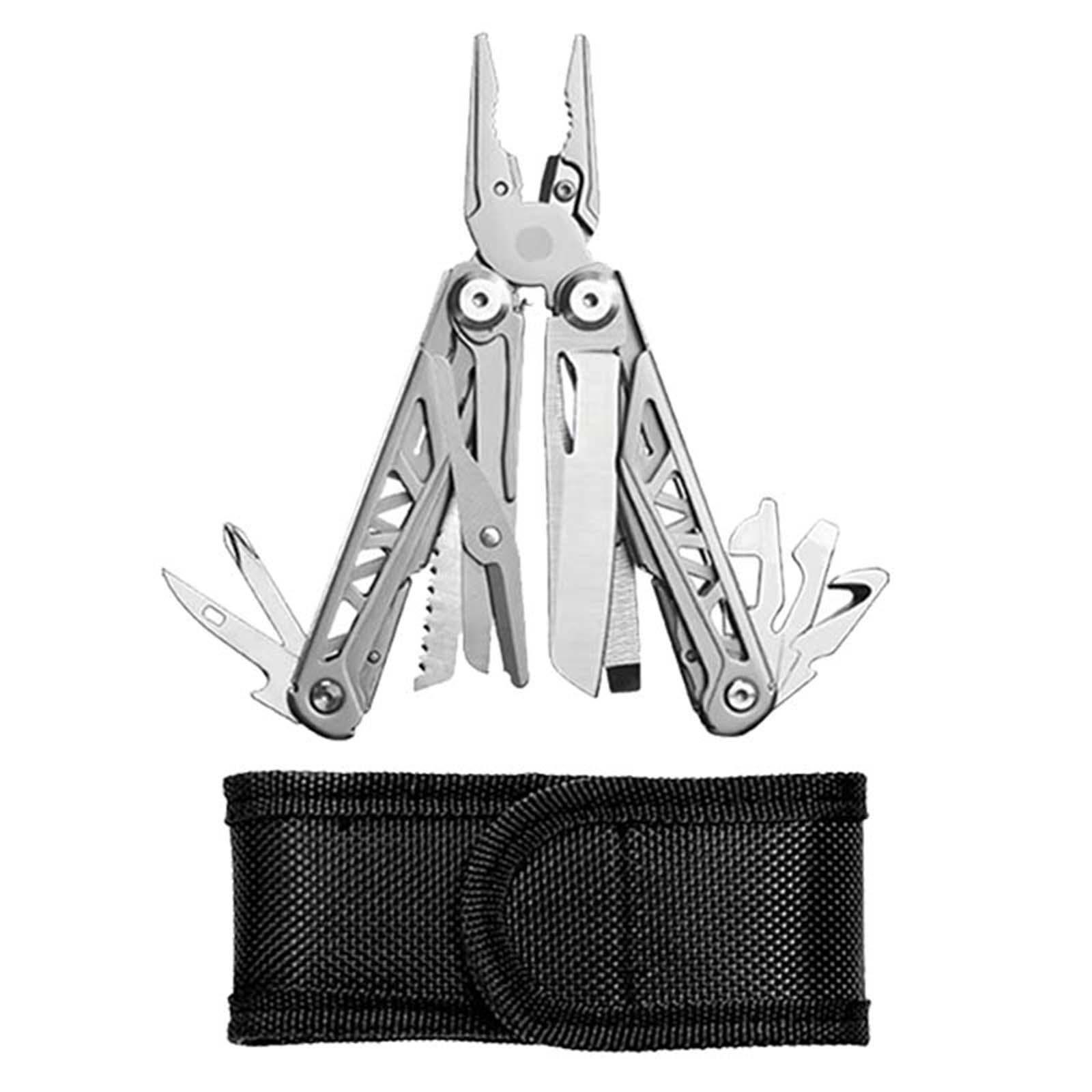 Multitool Pliers Multifunction Tool Pliers Durable Foldable Combination Folding Pliers Multi Tool for Climbing Yard Hiking Backpacking