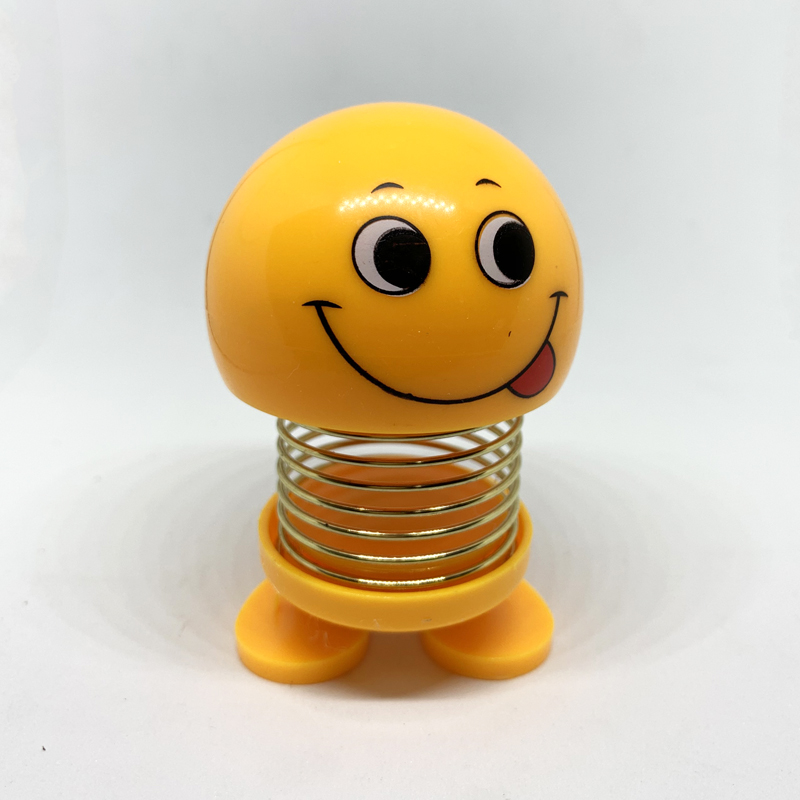 Bộ 3 thú nhún Emoji trang trí - Tặng bộ 3 con quay Spinner