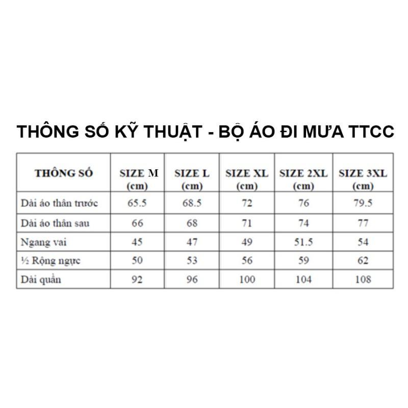 BỘ ÁO MƯA THỜI TRANG CAO CẤP