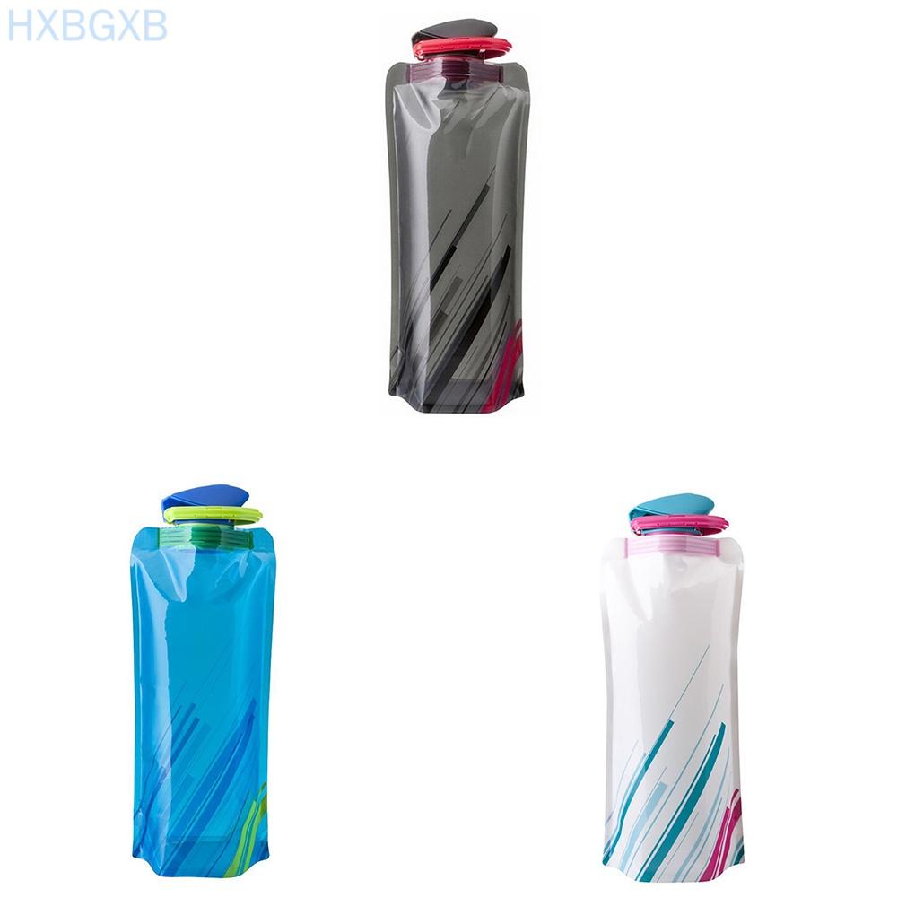 Outdoor Camping Riding Sport Water Bag Compressible Portable Foldable PP Pouch Drink Bottle