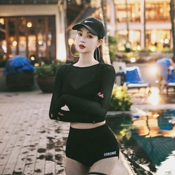 Bikini Áo Tắm Dài Tay Set 3 Hottrend 2021 Sang Chảnh Xịn Đẹp Sexy Tôn Dáng