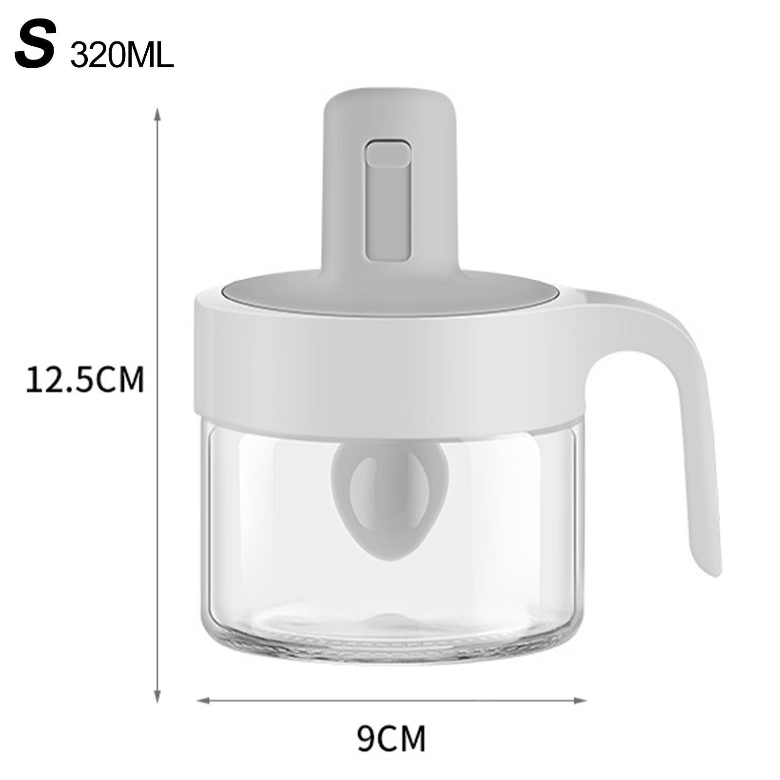 Household Seasoning Jar with Lids Spoon Spice Bottle, for Pepper Seasoning Spice
