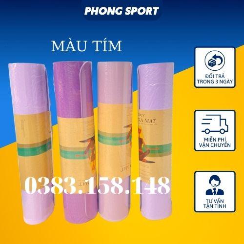 Thảm Tập Yoga 2 Lớp TPE Độ Dày Chuẩn 8mm , Thảm Tập Gym Chống Trơn Trượt Và Không Thấm Mồ Hôi Cao Cấp p8