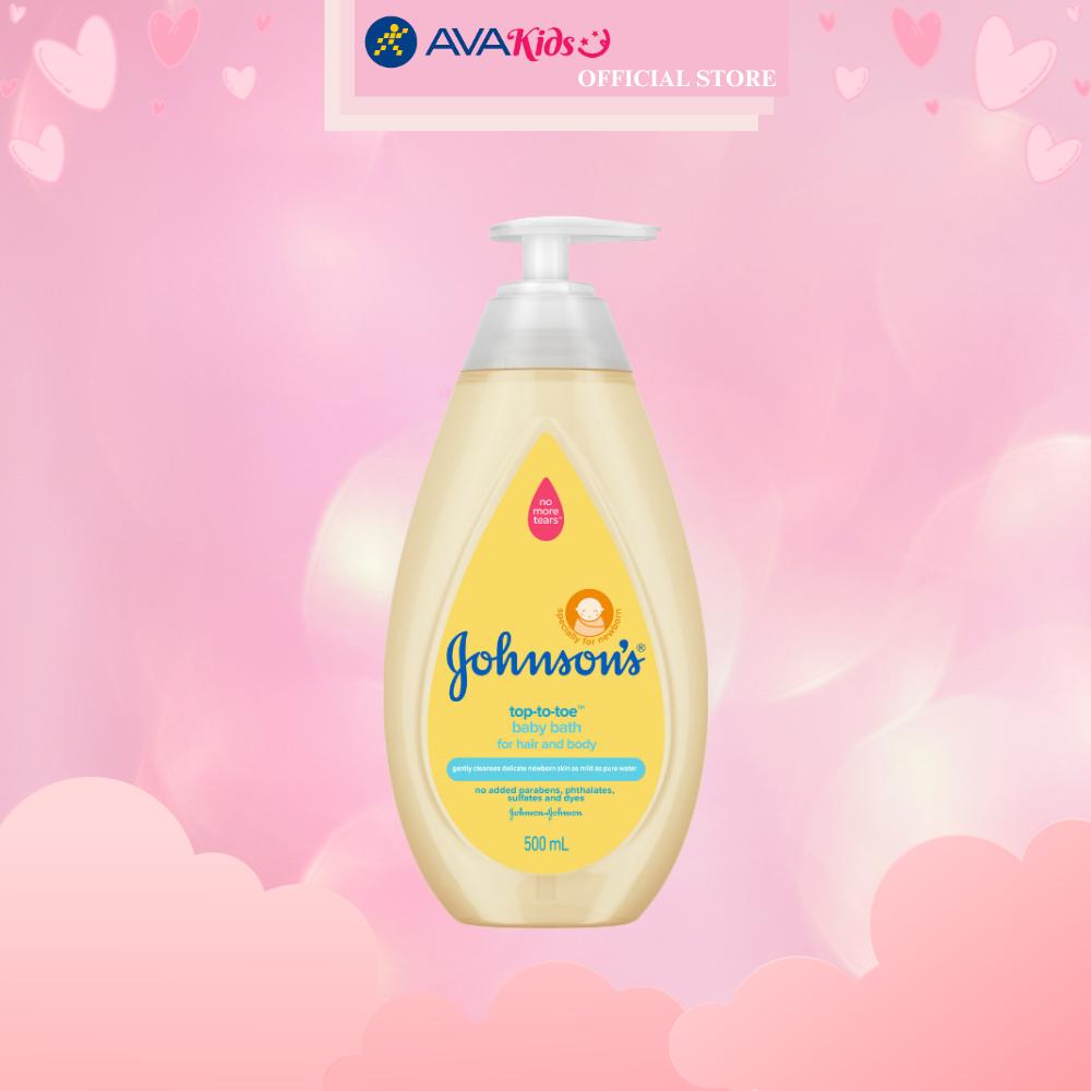 Sữa tắm &amp; gội 2in1 cho bé Johnson's Baby Cotton Touch hương dịu nhẹ 500 ml (mọi độ tuổi)
