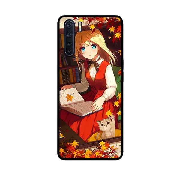Ốp Lưng in cho Oppo A91 Mẫu Girl Anime 13 - Hàng Chính Hãng