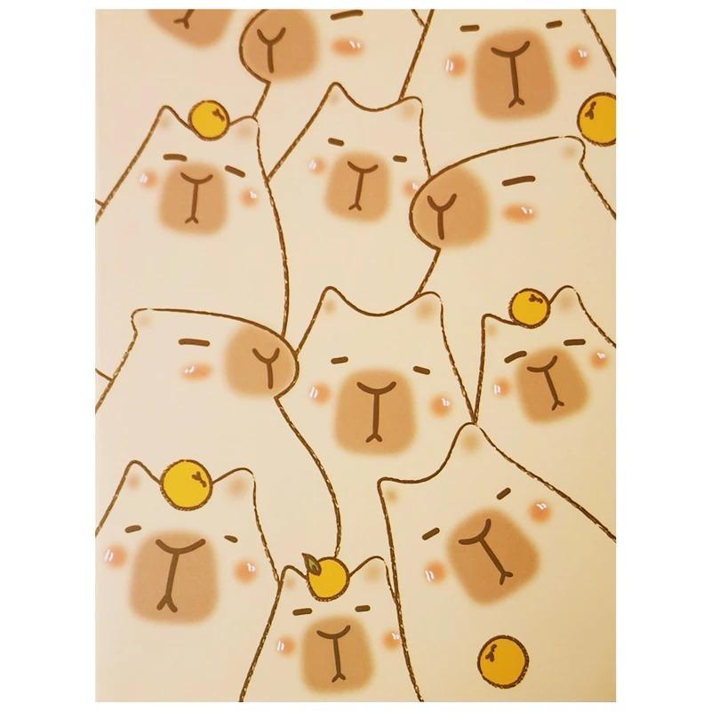 [MUA 5 TẶNG 1] Tập Học Sinh Capybara - 4 Ô Ly - 200 Trang 70gsm - The Sun - Mẫu 1